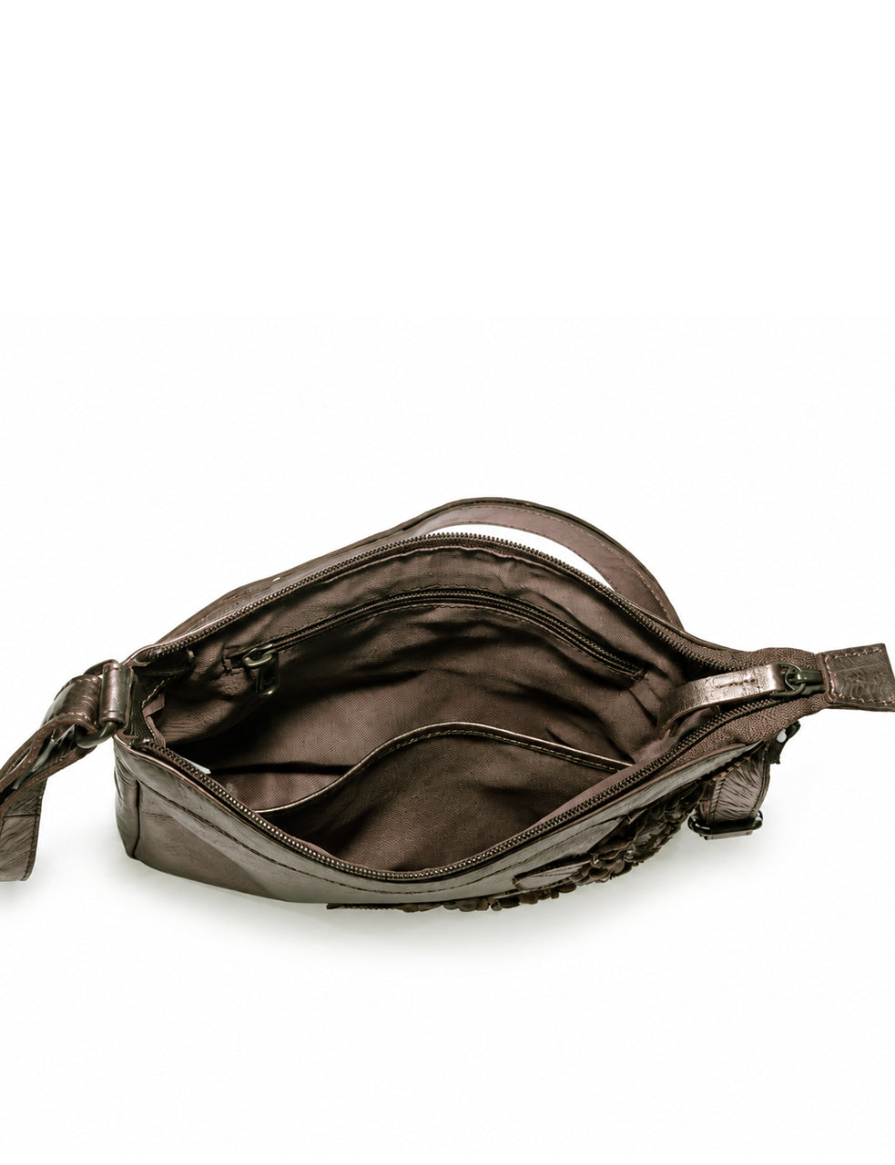 ELIZA CROSS BODY BAG W/ ADJUSTABLE STRAP - COPPER