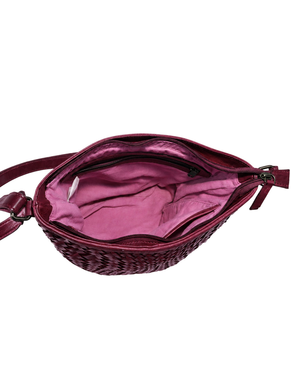COOGEE CROSS BODY BAG W/ ADJUSTABLE STRAP - PURPLE