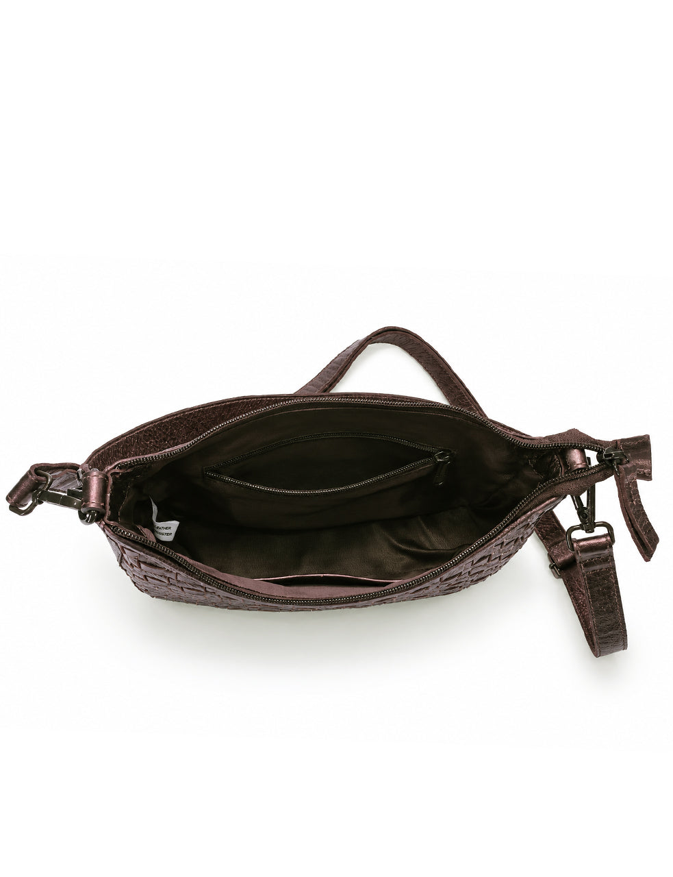 SORRENTO MOON CROSS BODY BAG W/ ADJUSTABLE STRAP - COOPER