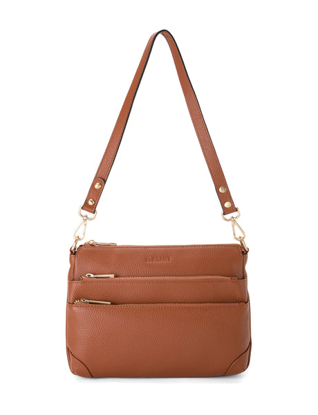 Tan store side bag