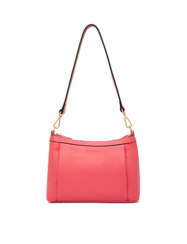 MARCIA LEATHER XBODY BAG- NEW IN- E1-0830-PEACH