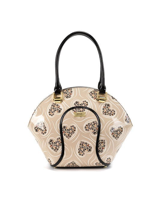 APHRODITE LEATHER BOWLING BAG-SF23-9275
