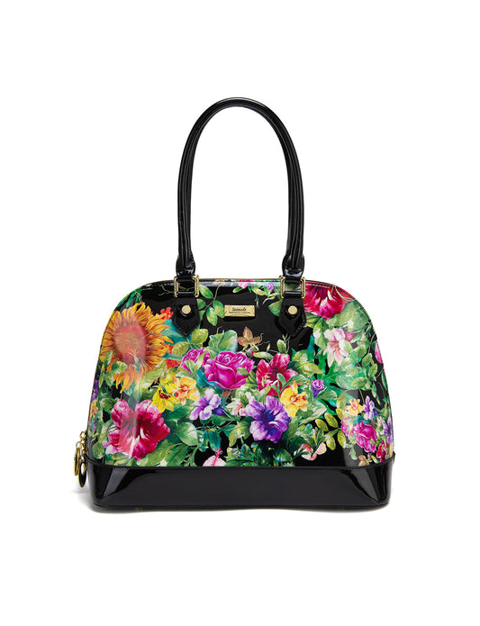 LAUREN PATENT LEATHER DOME BAG- SF8-6801- SALE