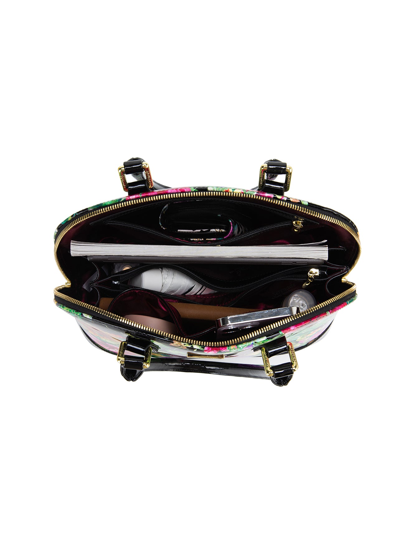 LAUREN PATENT LEATHER DOME BAG- SF8-6801- SALE