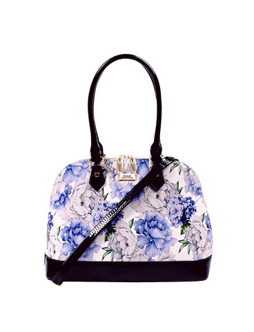 PEONY PATENT LEATHER DOME BAG- SN52-6801- SALE