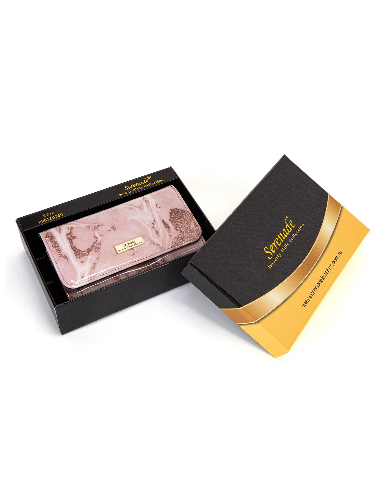 ZAHIRA MED LEATHER RFID WALLET- WSF1702