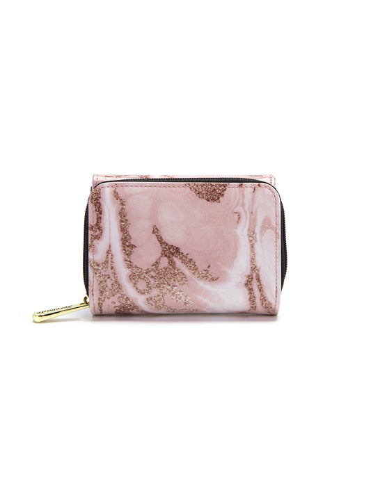 ZAHIRA SML PATENT LEATHER WALLET WITH RFID- WSF1703