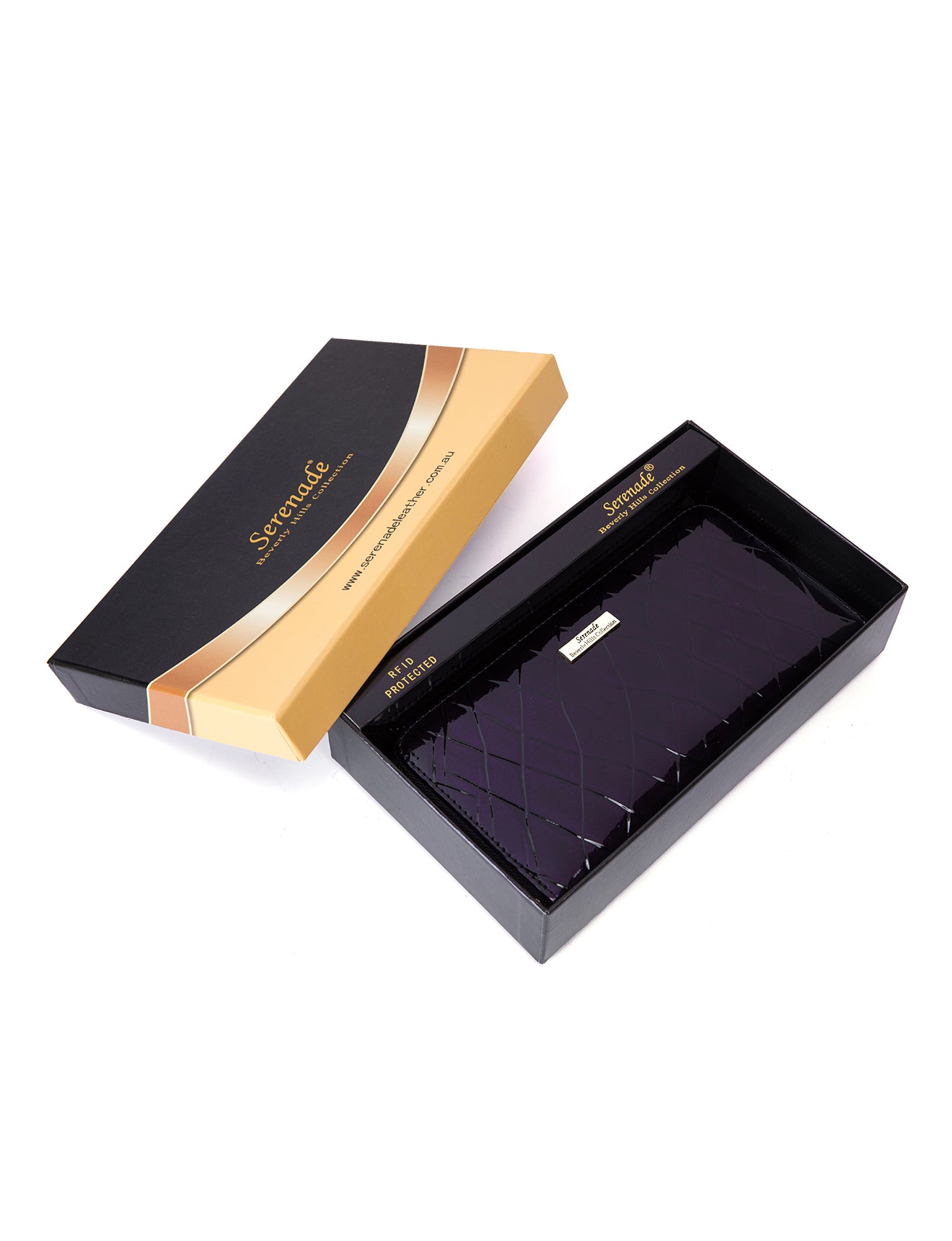 YOLANDA ZIP AROUND LEATHER RFID WALLET- WSF2716
