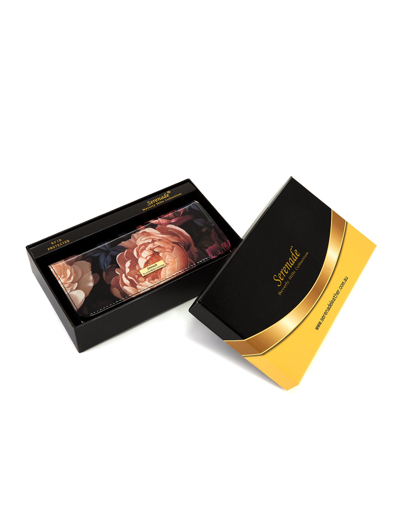 HARRIET LARGE PATENT LEATHER WALLET WITH RFID- WSF2801
