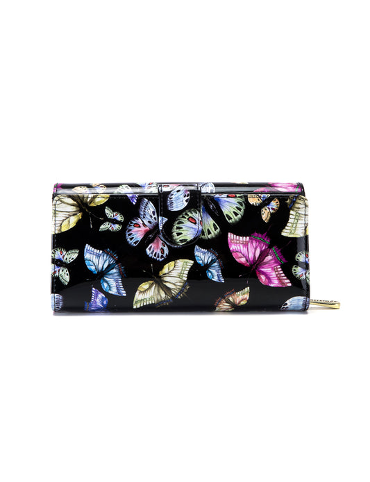 IMPERIA LARGE PATENT LEATHER WALLET WITH RFID- WSF2901