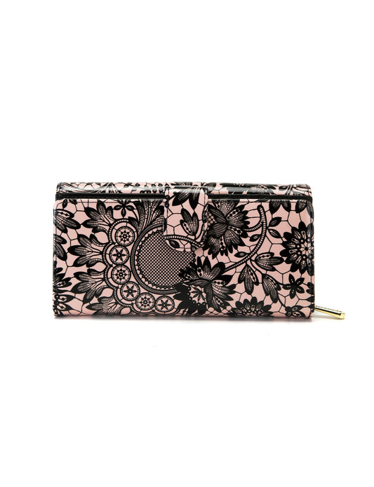 CORSETTE LARGE PATENT LEATHER WALLET WITH RFID-WSF3201