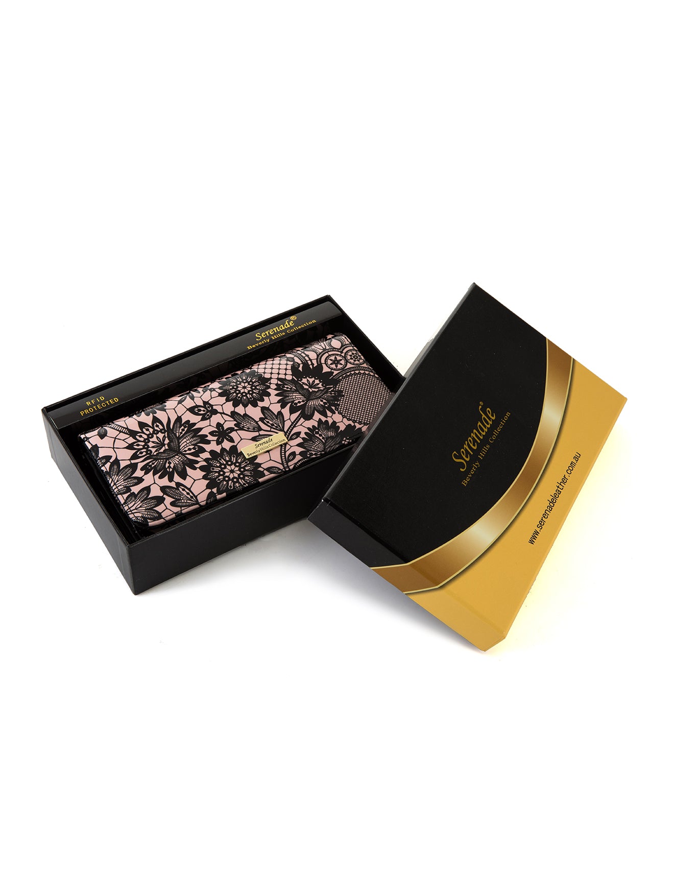 CORSETTE LARGE PATENT LEATHER WALLET WITH RFID-WSF3201