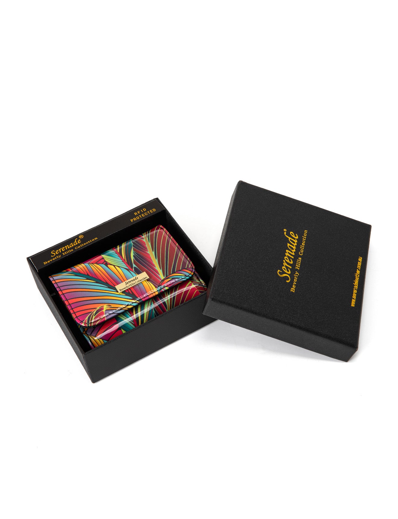 AMAZON SML PATENT LEATHER WALLET WITH RFID- WSF3903