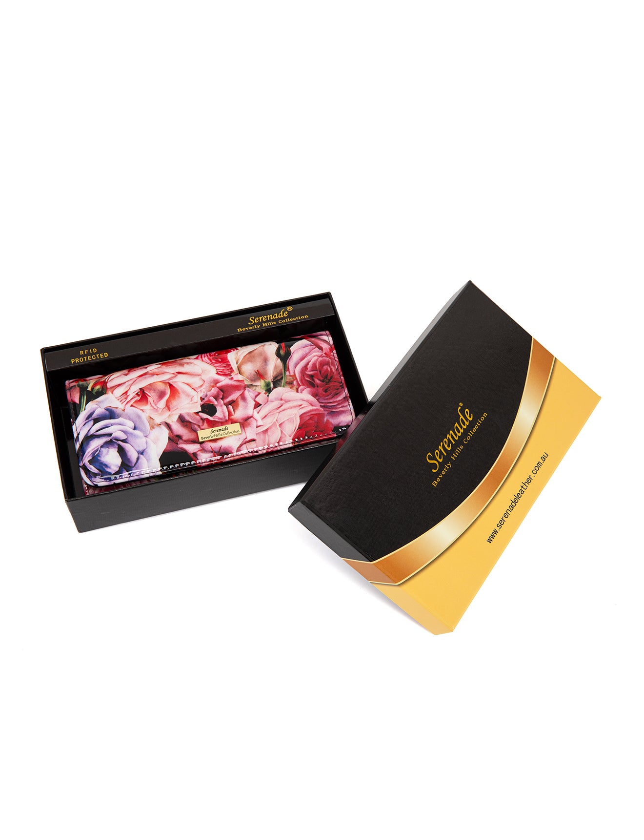 ROSEMARIE LARGE PATENT LEATHER WALLET WITH RFID- WSF4701