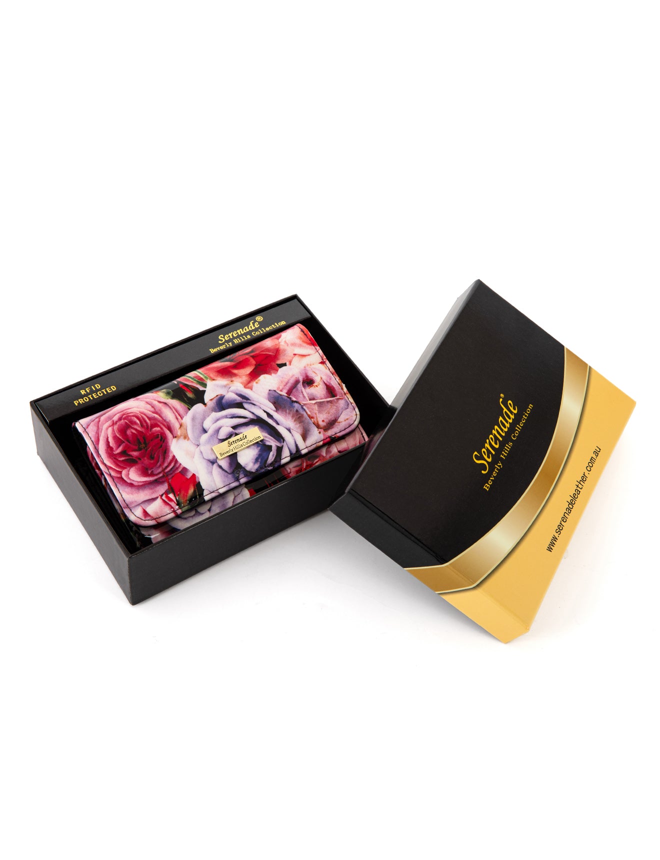 ROSEMARIE MEDIUM PATENT LEATHER WALLET WITH RFID- WSF4702
