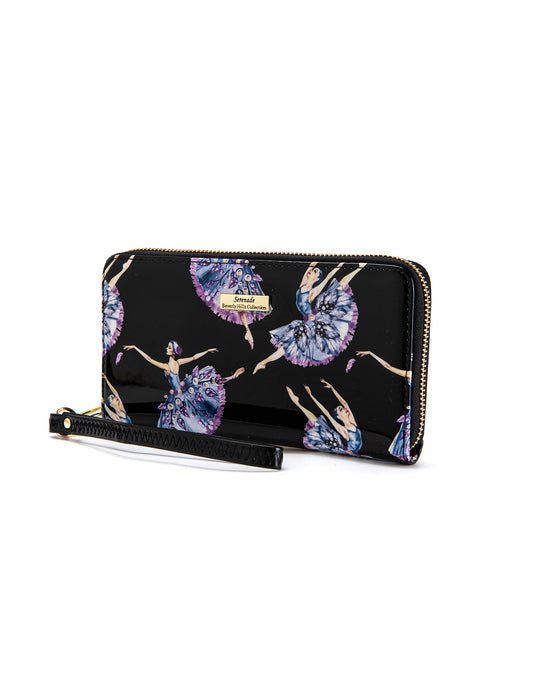BALLERINA AROUND LEATHER RFID WALLET- WSF4816