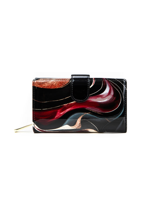 NEBULA MEDIUM PATENT LEATHER WALLET WITH RFID- WSF4902- NEW IN