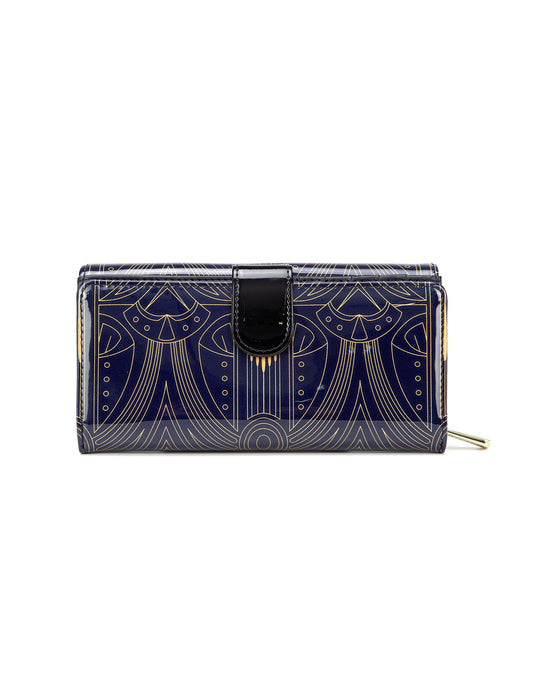 GATSBY LARGE PATENT LEATHER WALLET WITH RFID- WSF5201- NEW IN