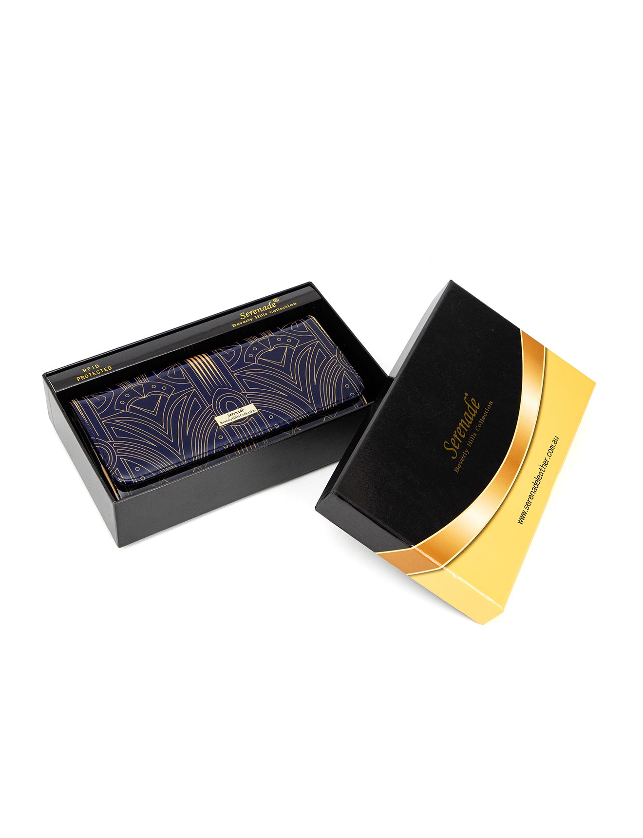 GATSBY LARGE PATENT LEATHER WALLET WITH RFID- WSF5201- NEW IN