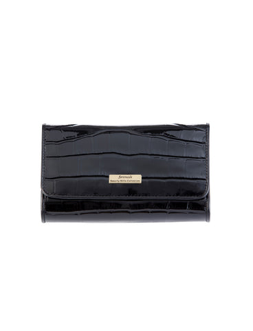 Pandora Medium Leather Wallet with RFID-WSL1302-BLK