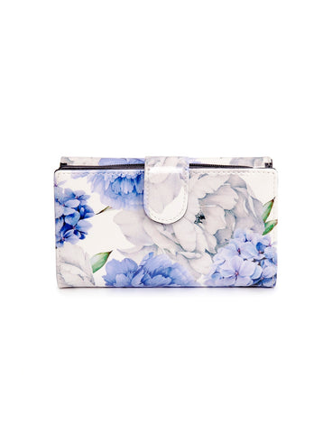PEONY MED LEATHER RFID WALLET- WSN5202- SALE