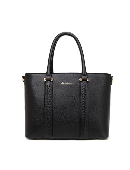 GABI ECO VEGAN TOTE BAG- XB-2353-BLK- SALE