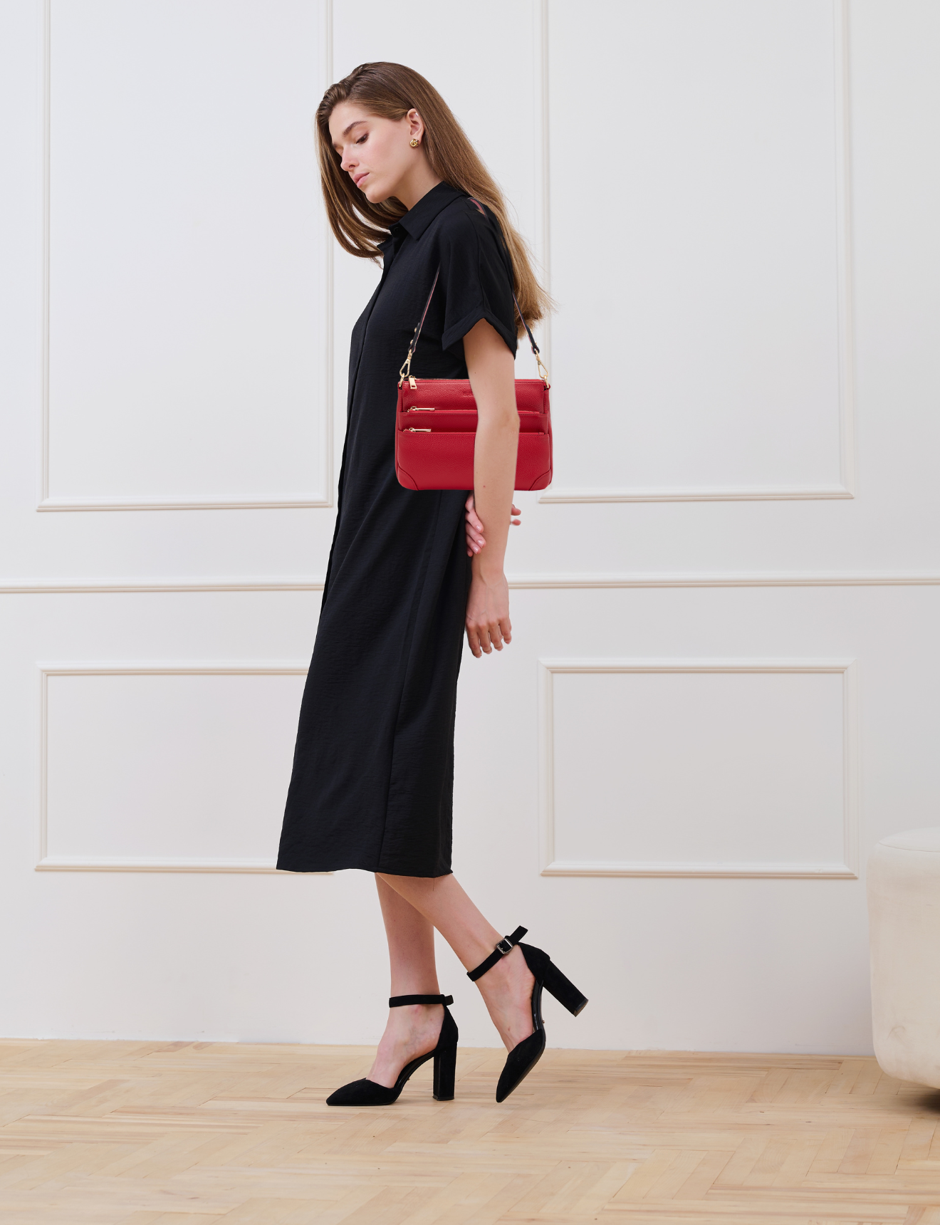 FAITH LEATHER CROSS BODY BAG- E1-0749-FIRE
