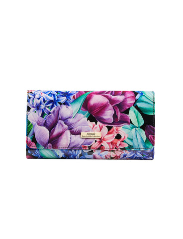 HYACINTH LARGE  PATENT LEATHER WALLET WITH RFID- WSN3501