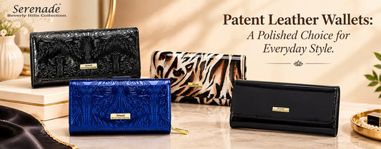 Patent Leather Wallets