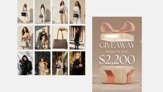 Win $1,000, $700 or $500 Worth of Serenade Leather Products!