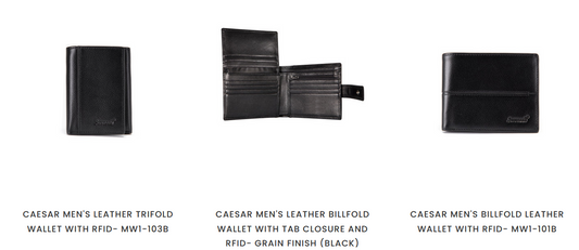 mens leather wallet