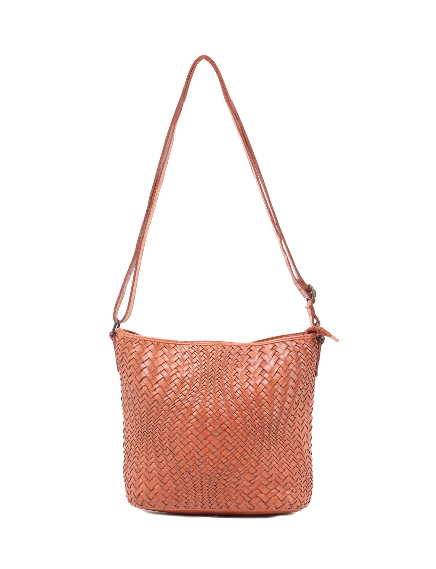 COOGEE CROSS BODY BAG W/ ADJUSTABLE STRAP - TAN