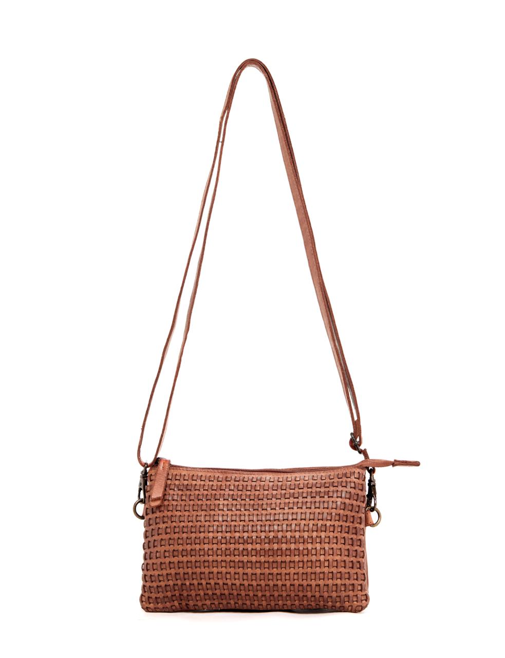 PADDINGTON CROSS BODY BAG W/ ADJUSTABLE STRAP - TAN