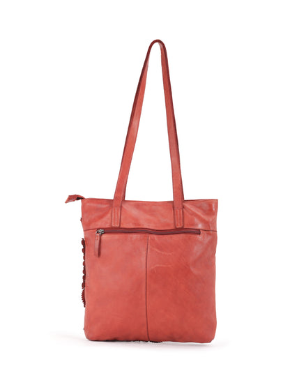 FLINDERS FLORAL TOTE - TAN
