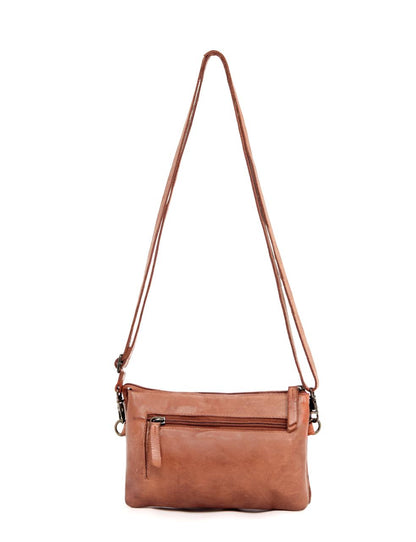 PADDINGTON CROSS BODY BAG W/ ADJUSTABLE STRAP - TAN
