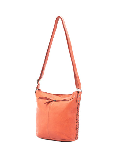 COOGEE CROSS BODY BAG W/ ADJUSTABLE STRAP - TAN