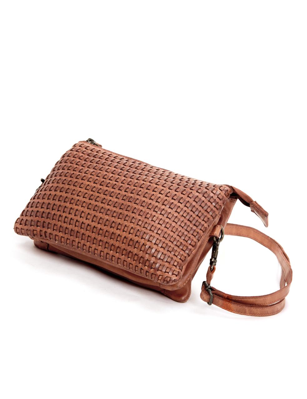 PADDINGTON CROSS BODY BAG W/ ADJUSTABLE STRAP - TAN