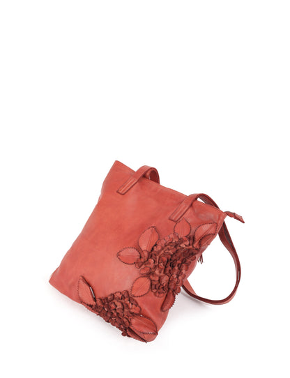 FLINDERS FLORAL TOTE - TAN