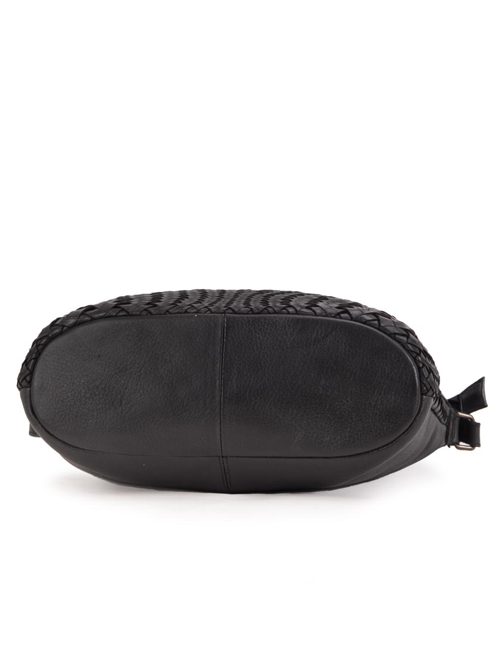COOGEE CROSS BODY BAG W/ ADJUSTABLE STRAP - BLACK