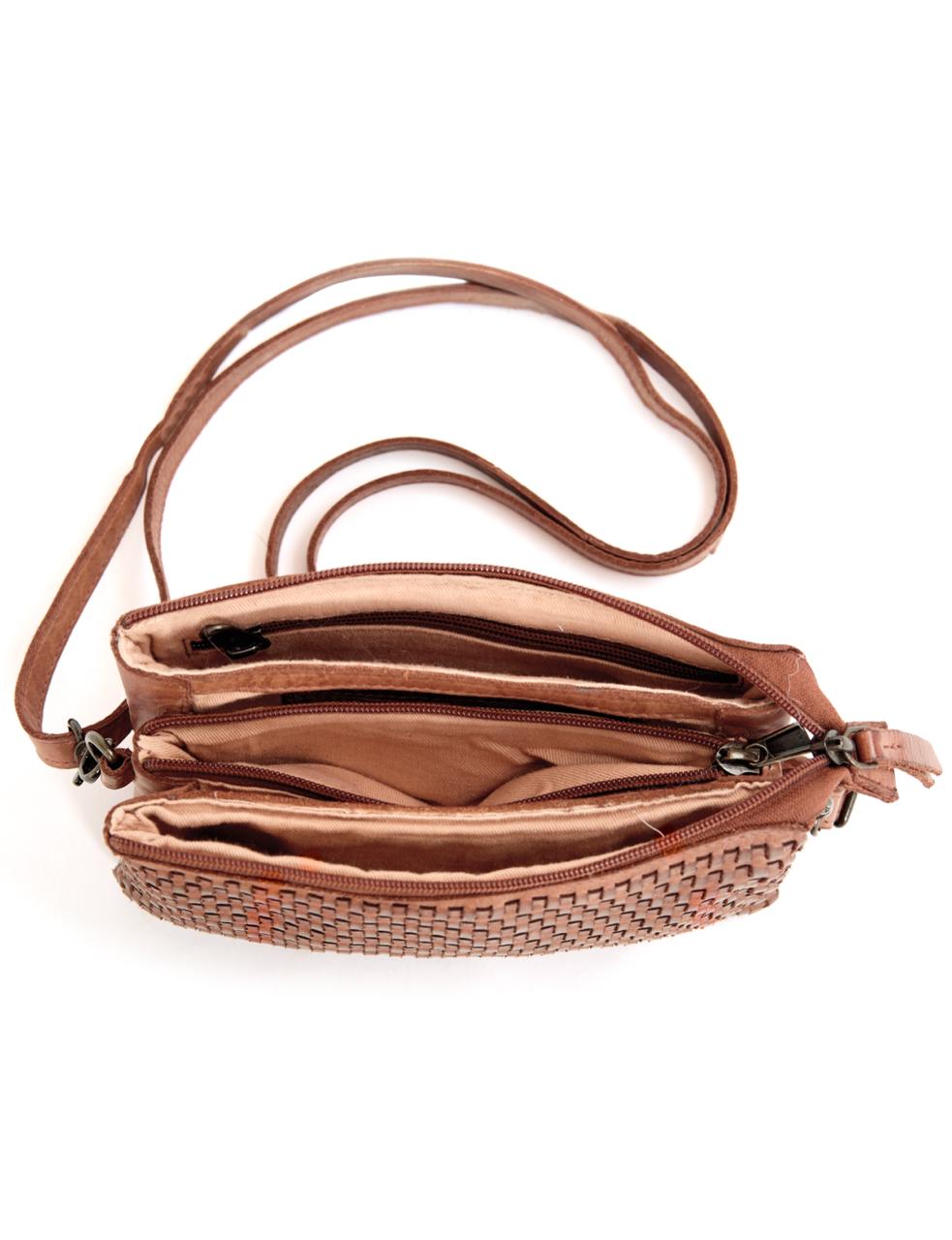 PADDINGTON CROSS BODY BAG W/ ADJUSTABLE STRAP - TAN
