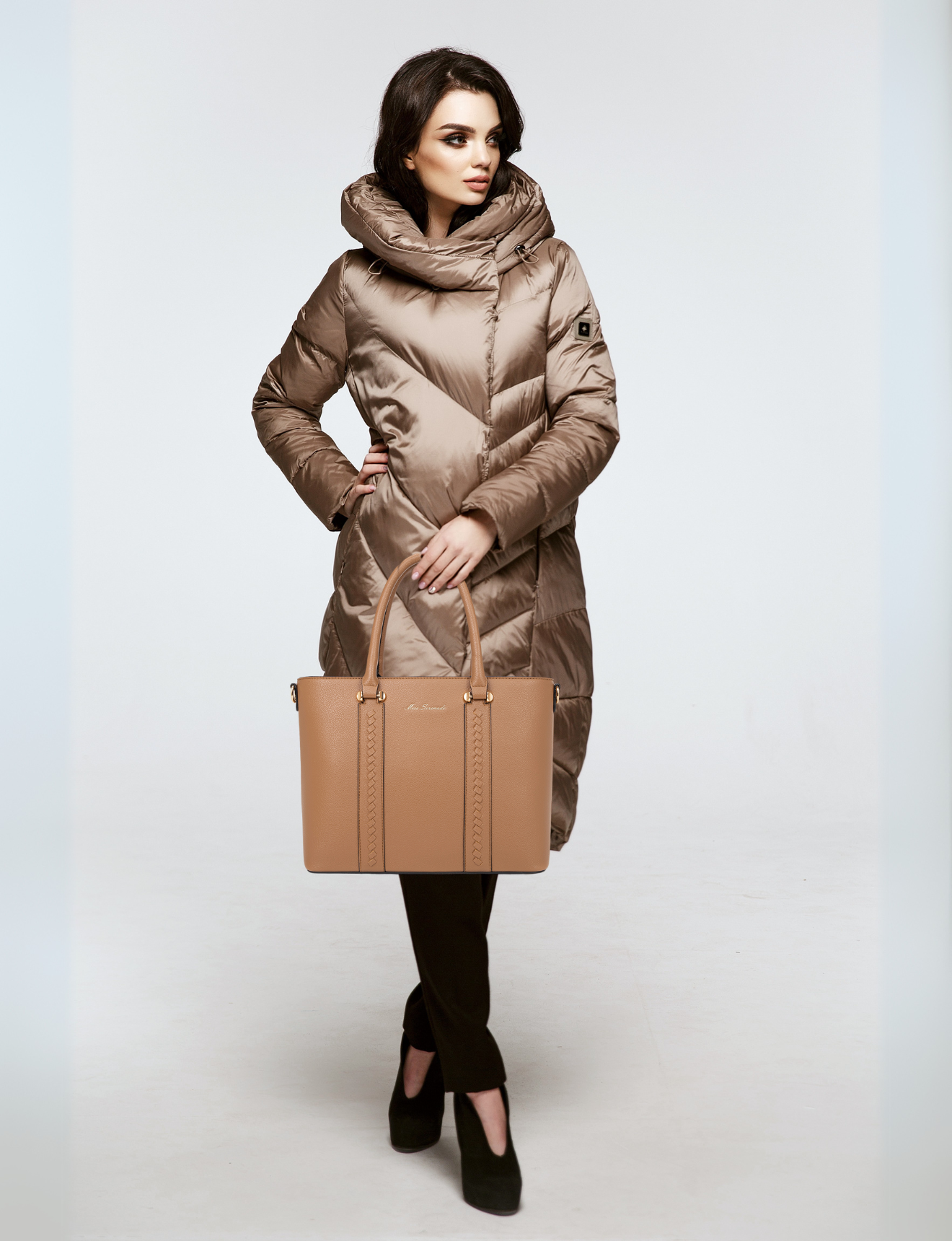 GABI ECO VEGAN TOTE BAG- XB-2353-CAM-SALE