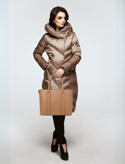 GABI ECO VEGAN TOTE BAG- XB-2353-CAM-SALE