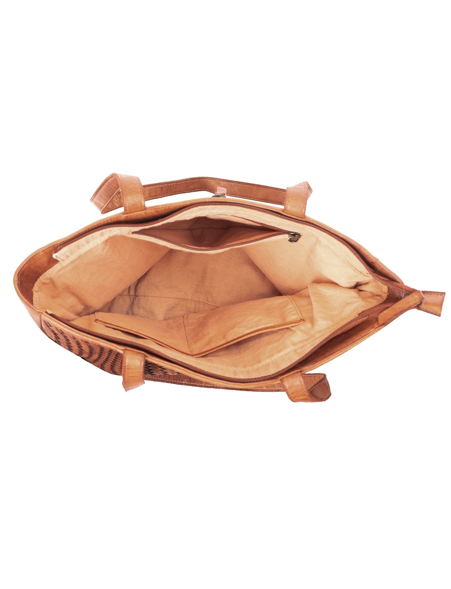 TOOWOOMBA WOVEN TOTE - TAN