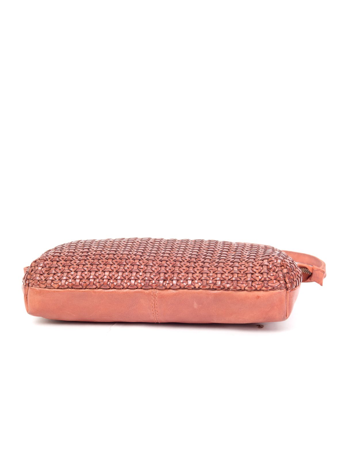 BENDIGO WOVEN DETAIL LEATHER XBODY BAG- A-0009-TAN- NEW IN