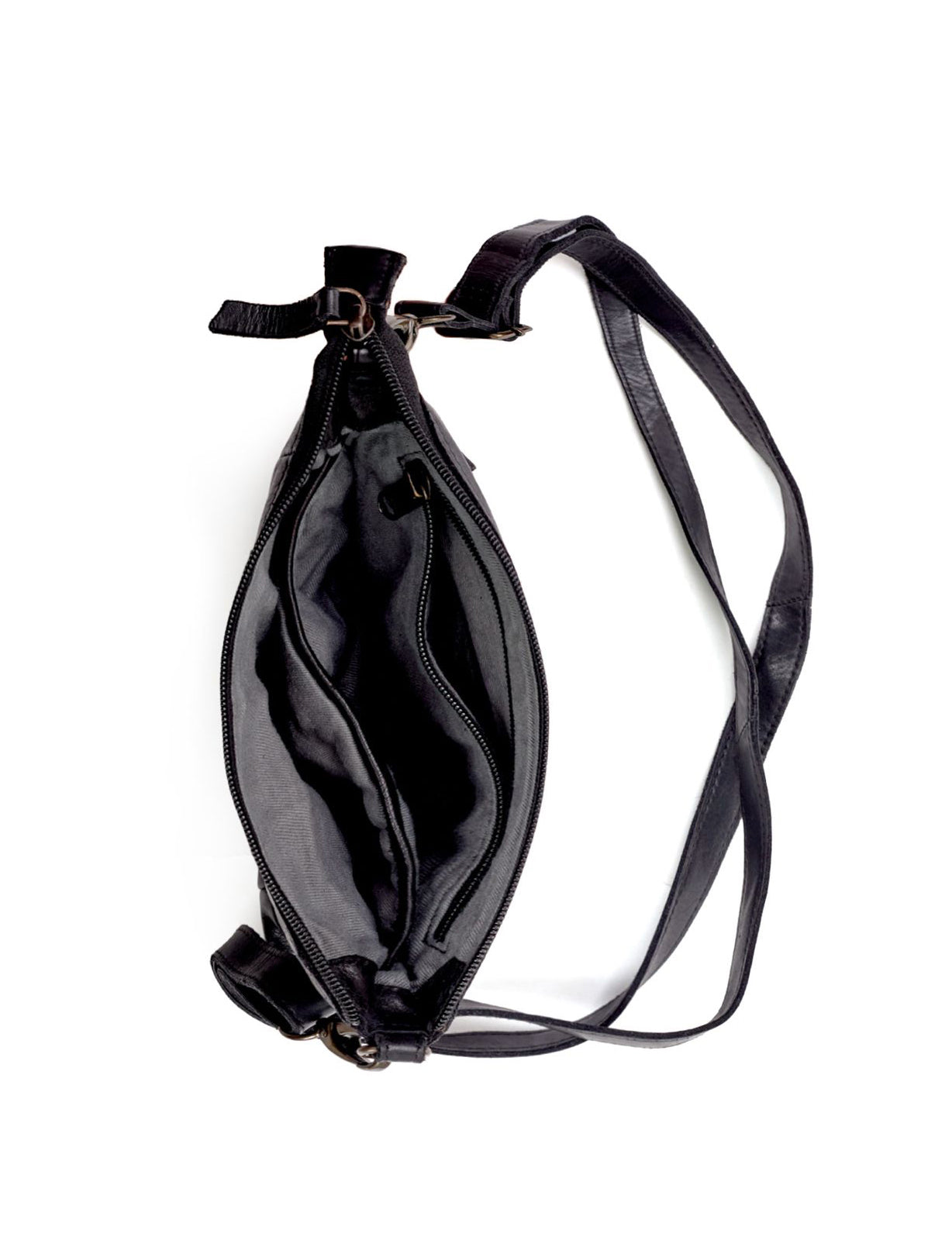 BALLARAT LEATHER XBODY BAG- A-0010-BLK- NEW IN- A-0010-BLK- NEW IN