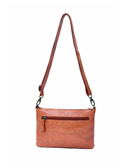 BALLARAT LEATHER XBODY BAG- A-0010-TAN- NEW IN- A-0010-TAN- NEW IN