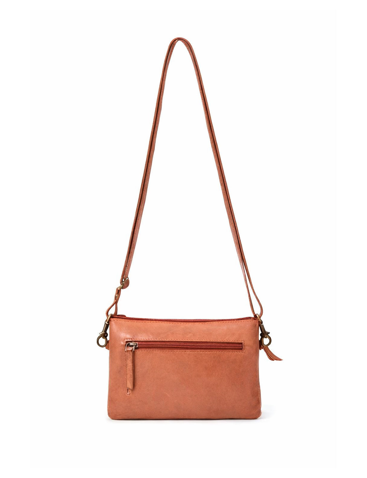 DEVONPORT LEATHER XBODY BAG- A-0014-TAN- NEW IN