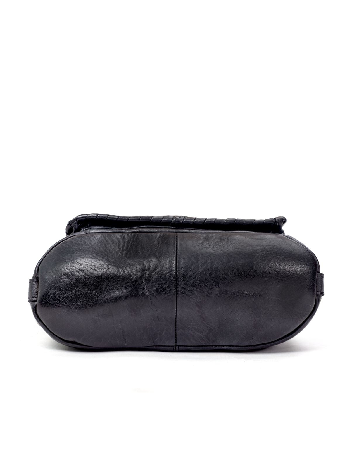 TAMBORINE MULTICOMPARTMENT LEATHER XBODY BAG- A-0020-BLK- NEW IN