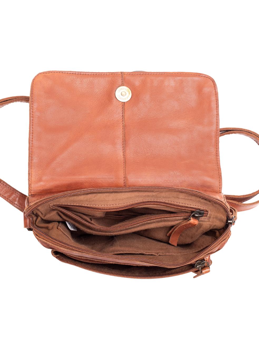 COLLINGWOOD XBODY BAG - COGNAC