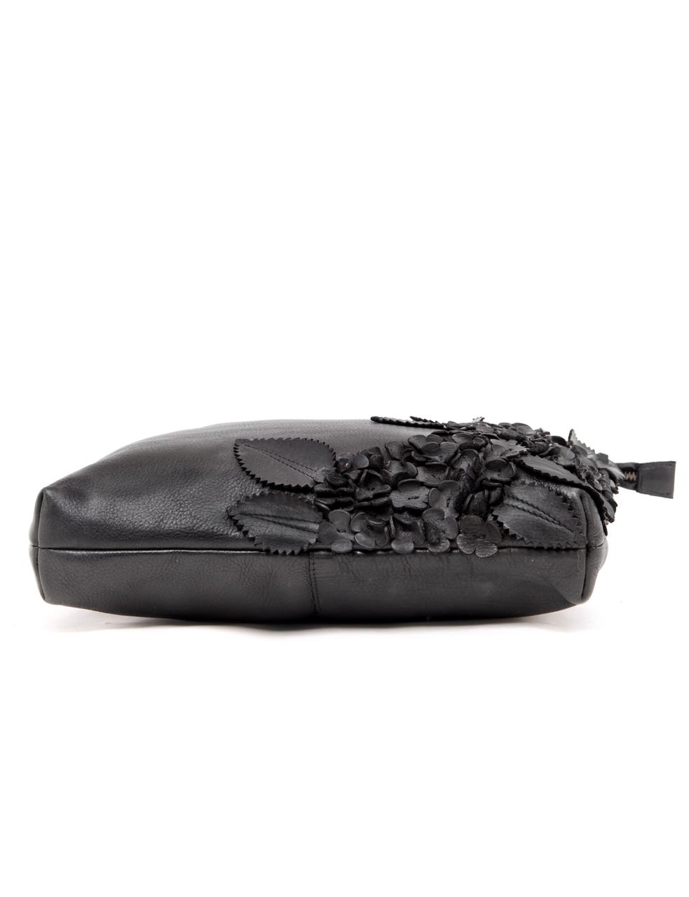 FLINDERS FLORAL TOTE - BLACK